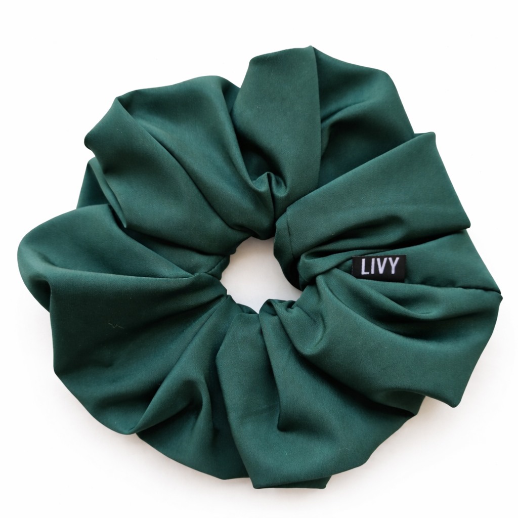 Bottle Green Scrunchie / School