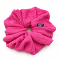 Pink Crepe Scrunchie