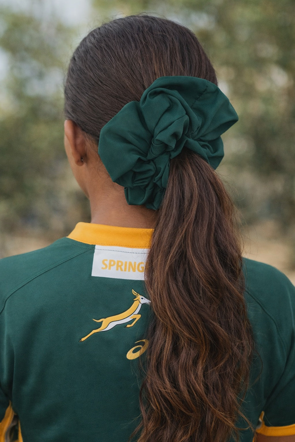 Bottle Green Scrunchie / School